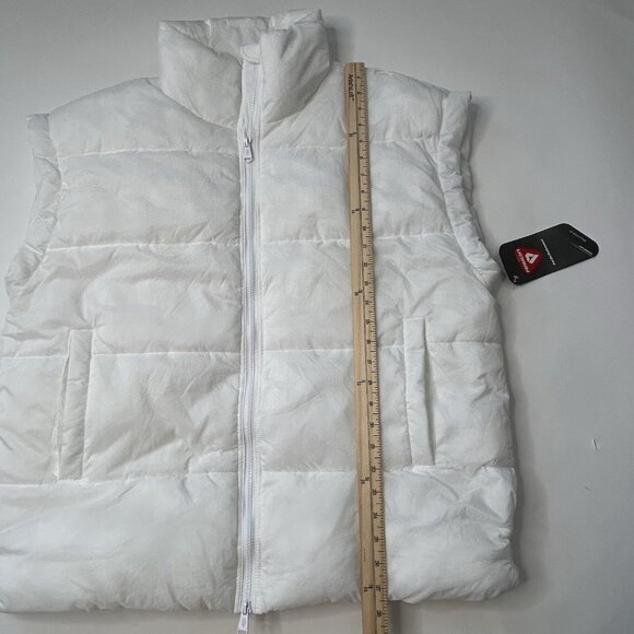 Free People FP Movement Women’s Medium In a Bubble Puffer Vest White - Picture 7 of 7
